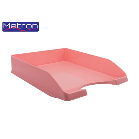 METRON ΔΙΣΚΟΣ ΓΡΑΦΕΙΟΥ ΠΛΑΣΤΙΚΟ ΠΑΣΤΕΛ ΡΟΖ